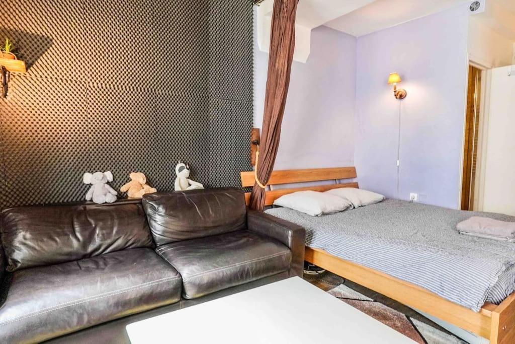 Studio With Home Cinema@Paris Chatelet Exteriör bild